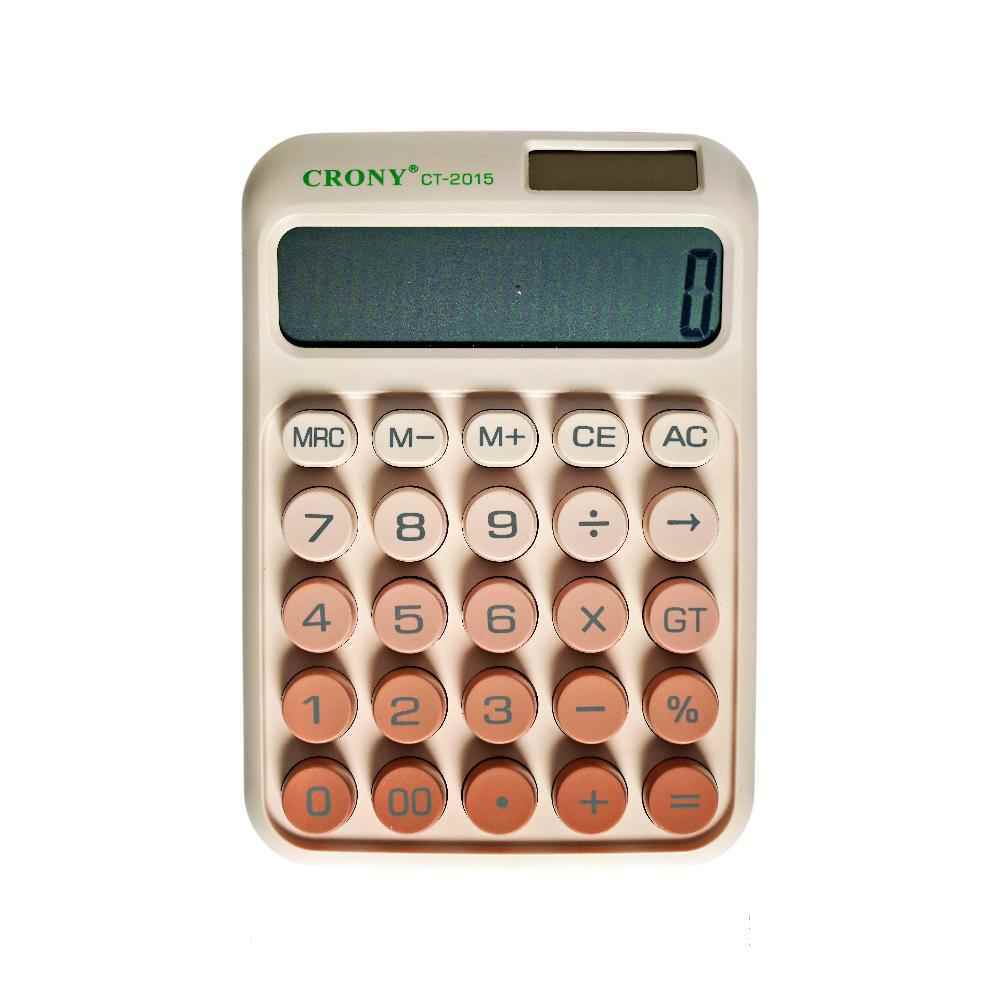ماشین حساب رومیزی2صفر(رنگی)کرونی کدCT-2015