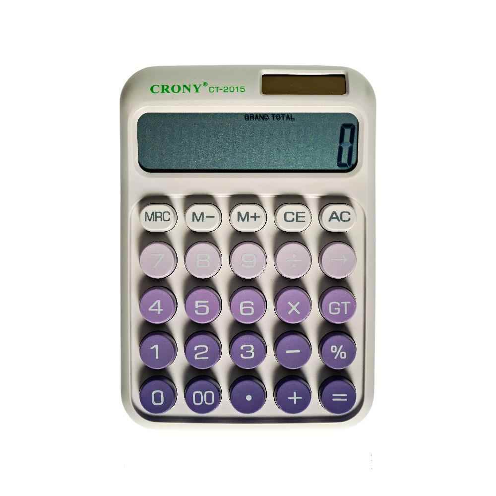 ماشین حساب رومیزی2صفر(رنگی)کرونی کدCT-2015