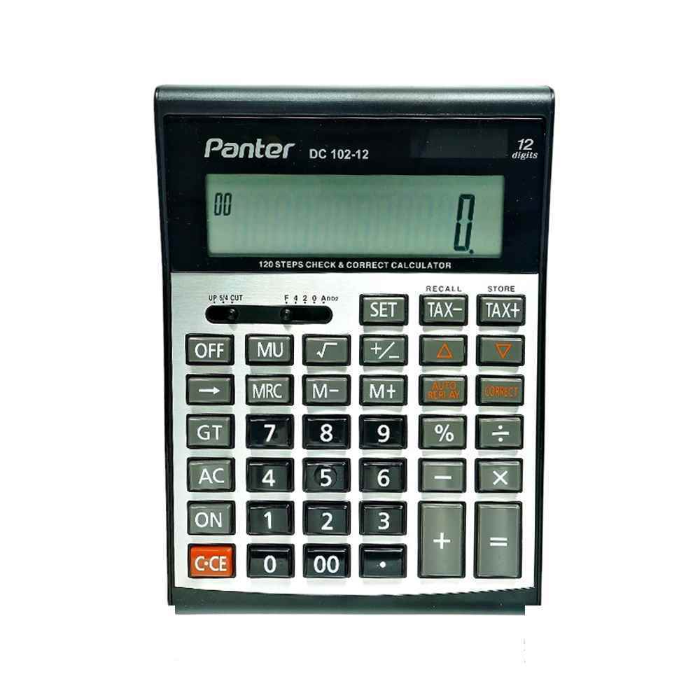 ماشین حساب رومیزی 2صفر12رقم پنترکدdc102-12