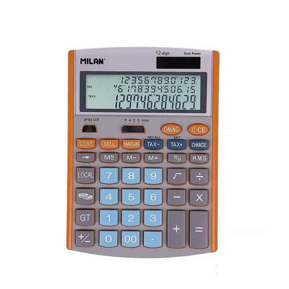 ماشین حساب رومیزی12رقم 2صفر میلان کد1535120