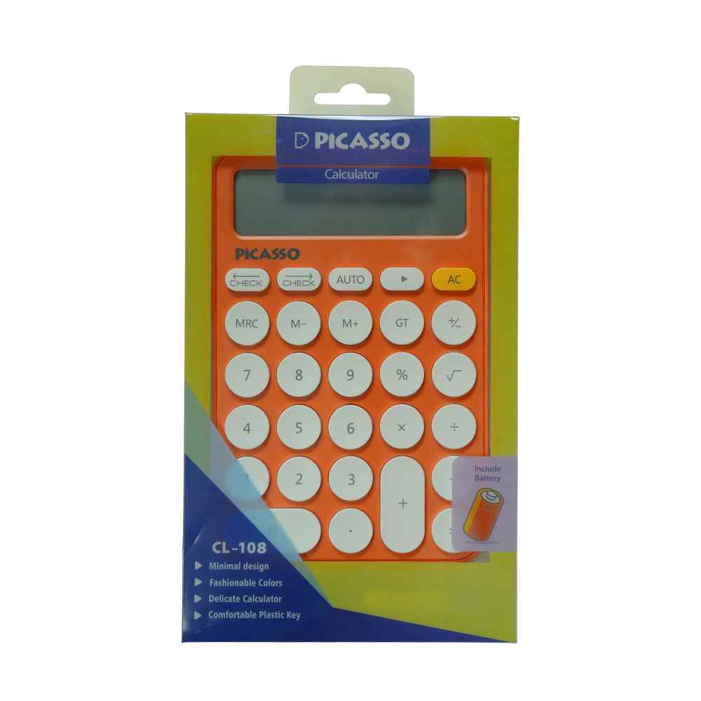 ماشین حساب رومیزی پیکاسو کدcl-108