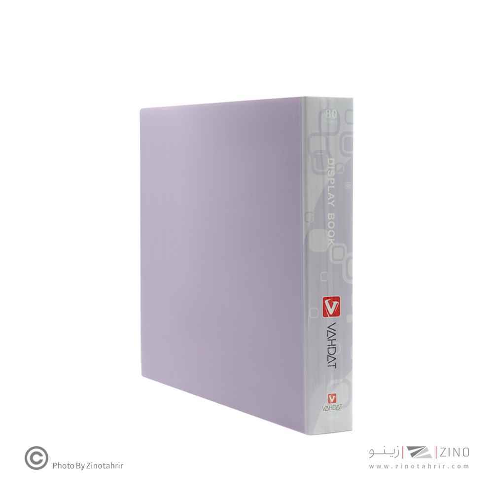 کلربوک80برگA4 بدون قاب پاستلی وحدت