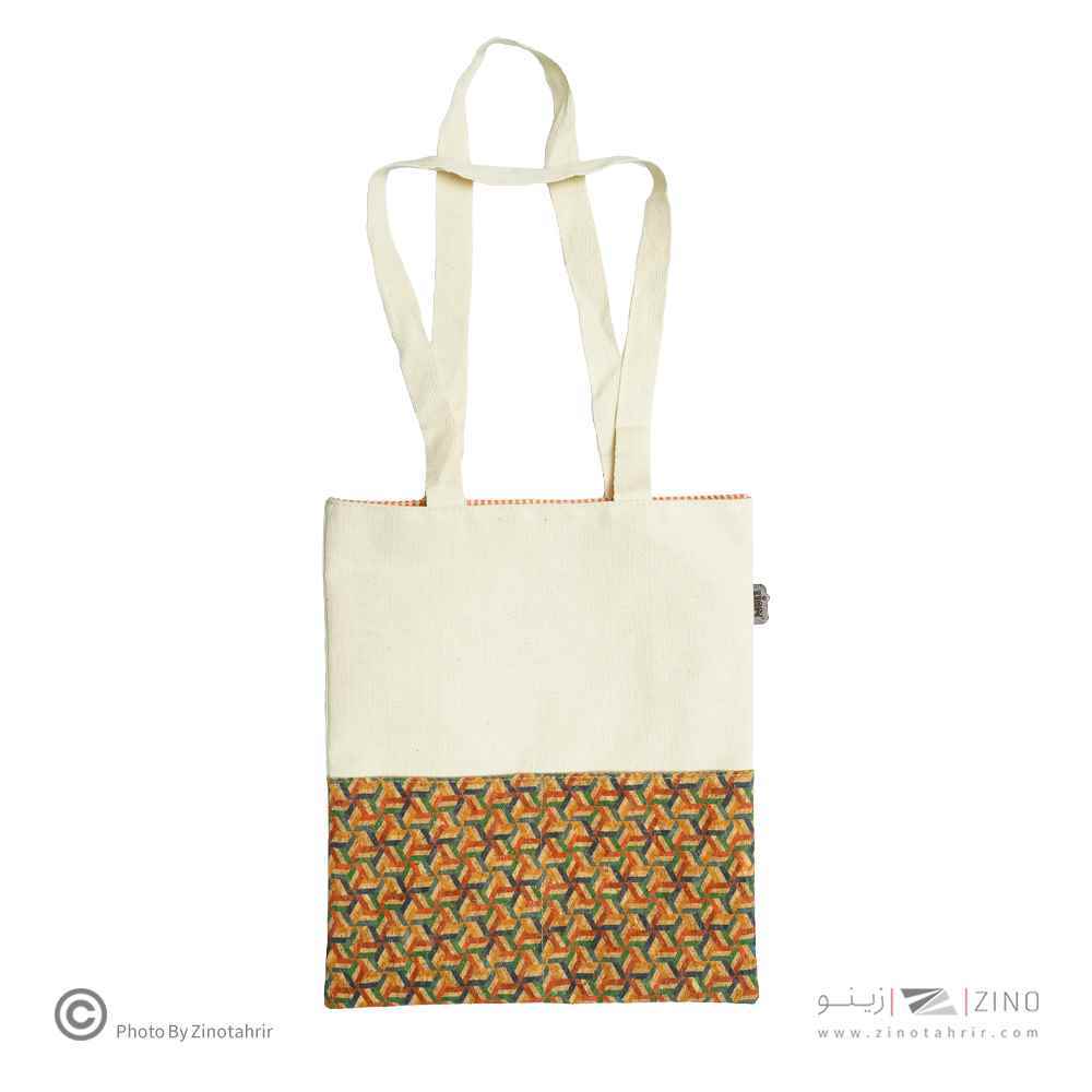 ساک خرید(توت بگ) متوسط چوب پنبه  باروک لیام کدL-16063