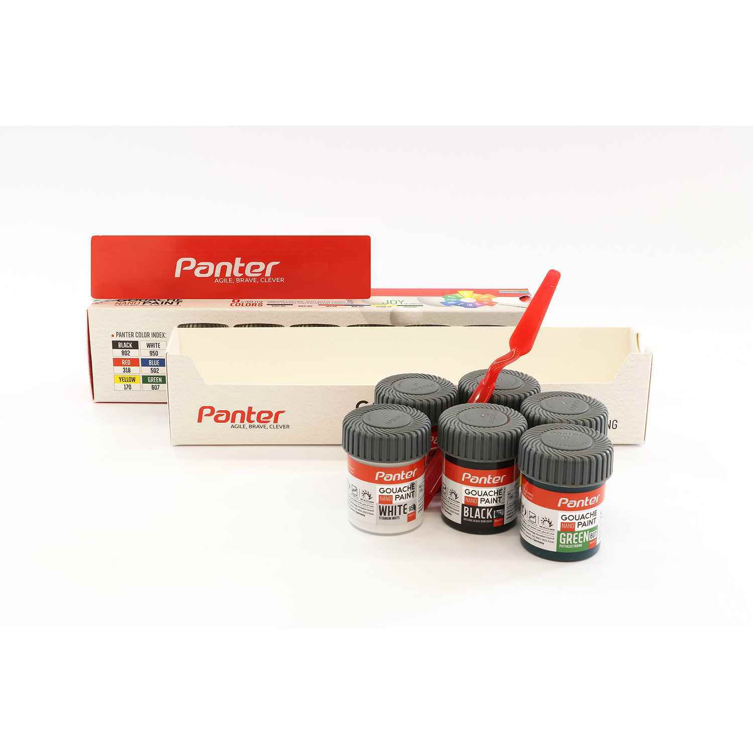 گواش 6رنگ 30میل پنتر  کدPUGP712-6