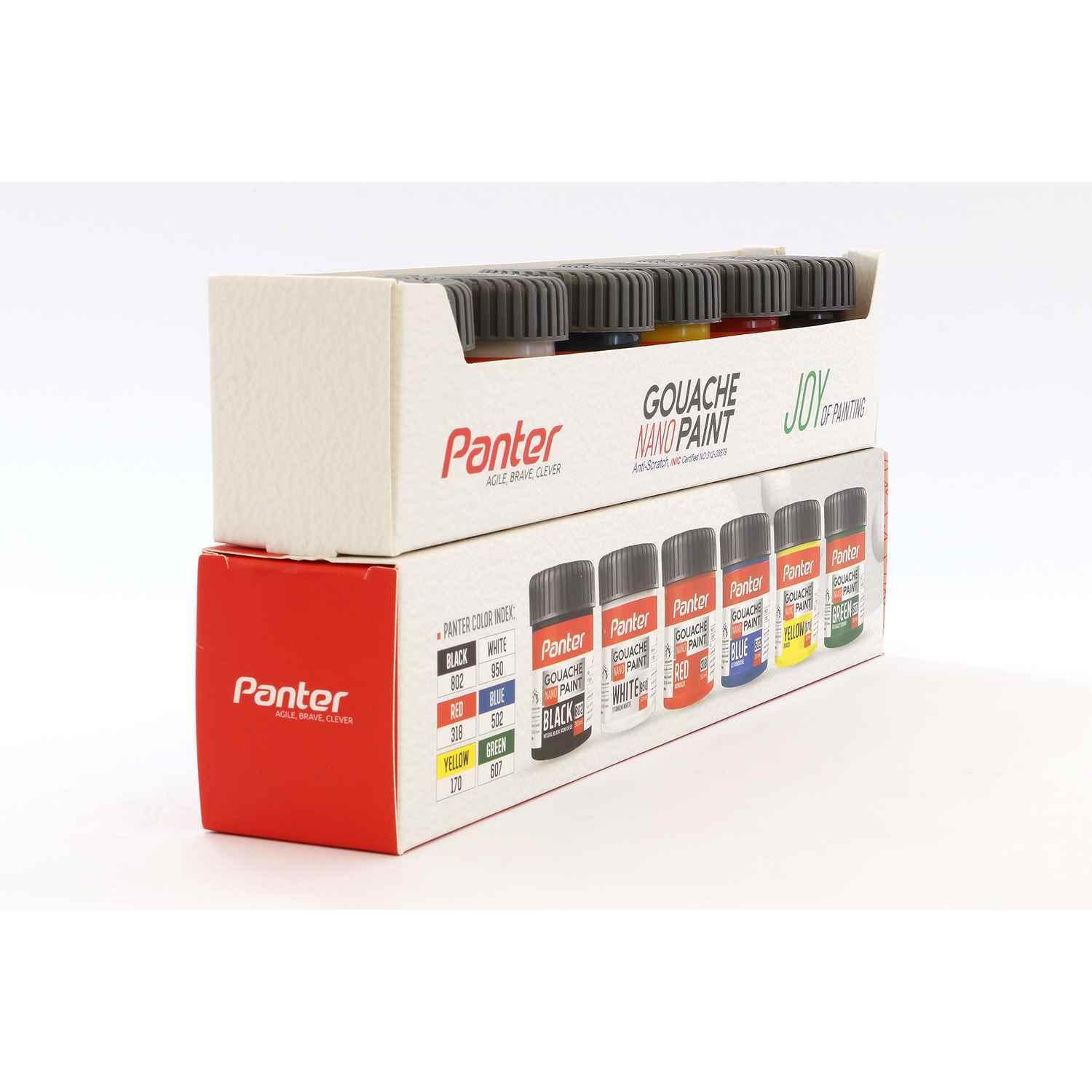 گواش 6رنگ 30میل پنتر  کدPUGP712-6