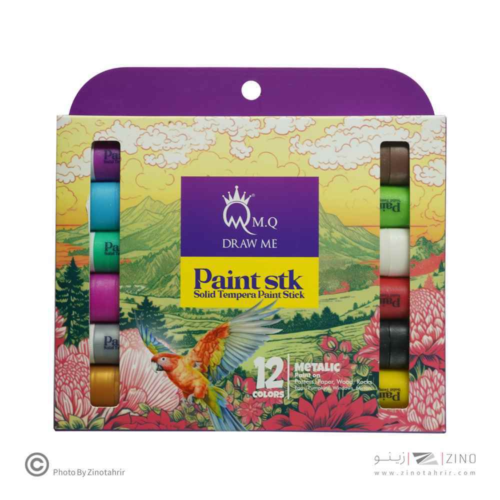 گواش12رنگ(جامد) پیچی ام کیو کدMQ-80