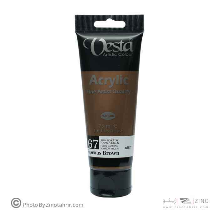 رنگ اکریلیک 75میل رنگ خاص وستا کد67