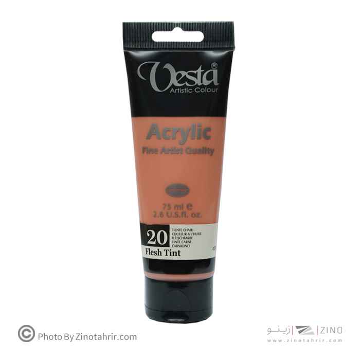 رنگ اکریلیک 75میل وستا کد20