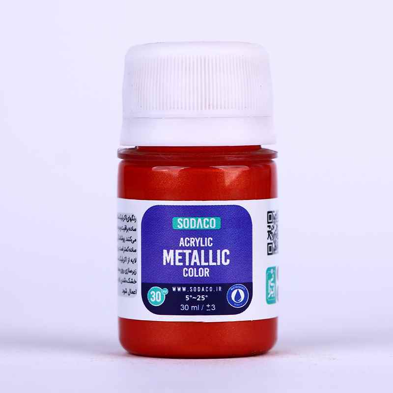 اکریلیک متالیک30میل سوداکو قرمز کد00206