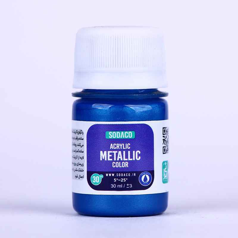 اکریلیک متالیک30میل سوداکو آبی کد00221