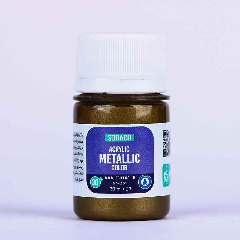 اکریلیک متالیک30میل سوداکو طلایی آنتیک کد00283