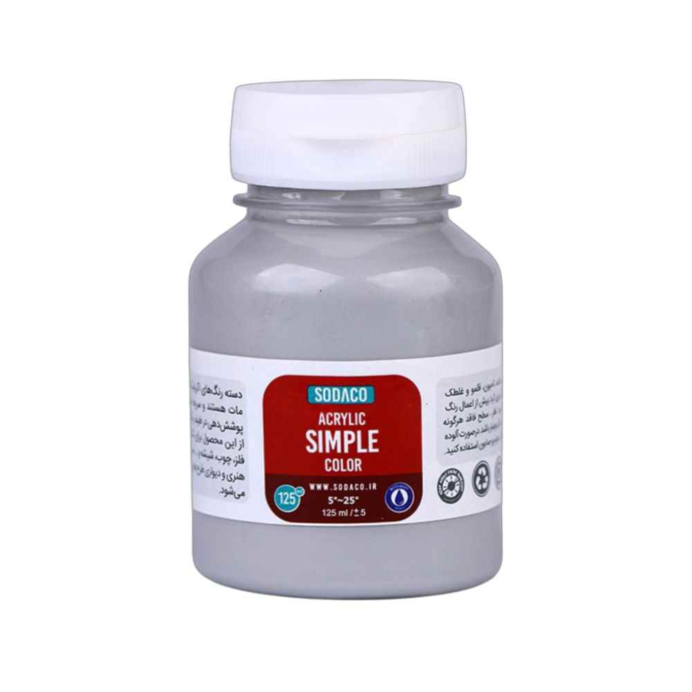 اکریلیک ساده125میل سوداکو طوسی کد02395