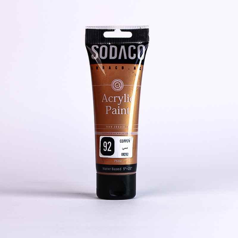 اکریلیک متالیک تیوبی75میل سوداکو متالیک مسی کد08292