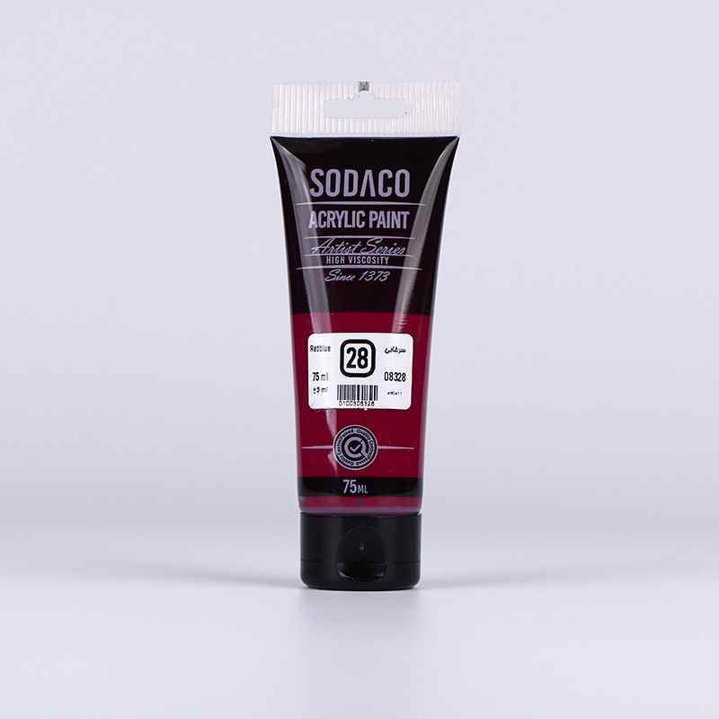 اکریلیک ساده تیوپی75میل سوداکو سرخابی کد08328