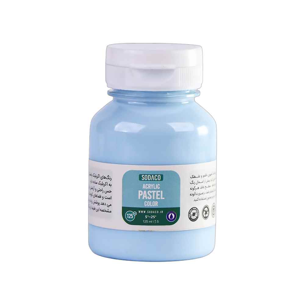 اکریلیک پاستلی125میل سوداکو آبی روشن کد02766