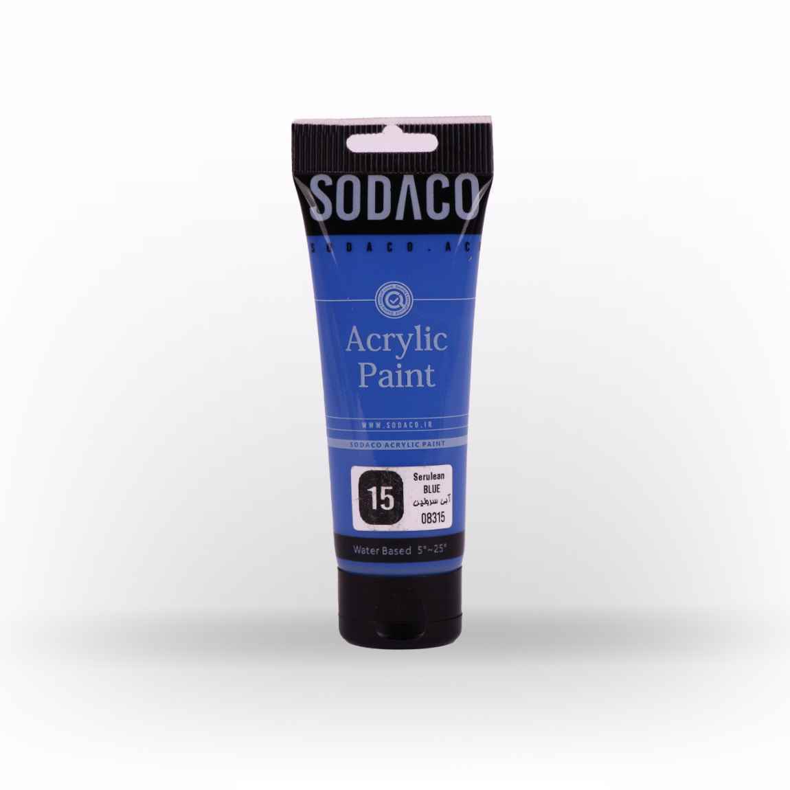 اکریلیک ساده تیوپی75میل سوداکو آبی سرولین کد08315