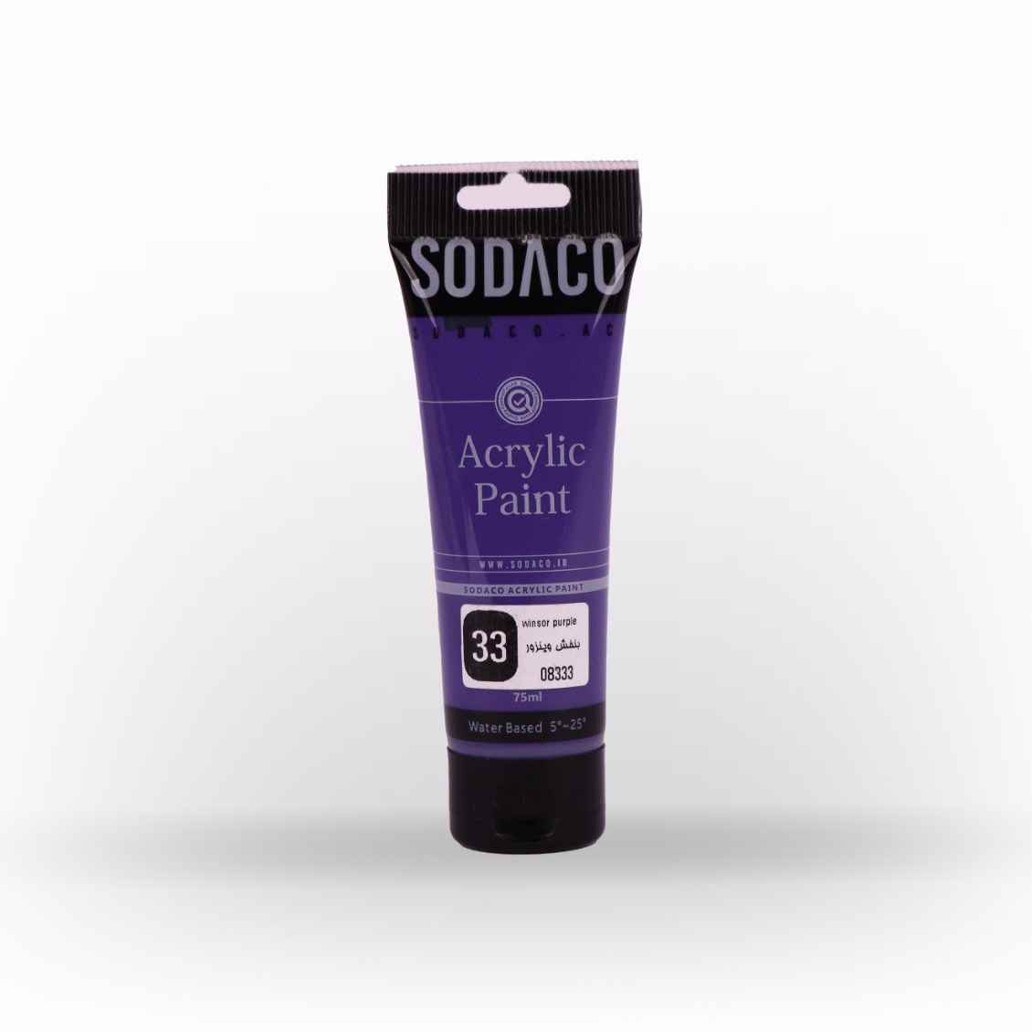 اکریلیک ساده تیوپی75میل سوداکو بنفش وینزور کد08333