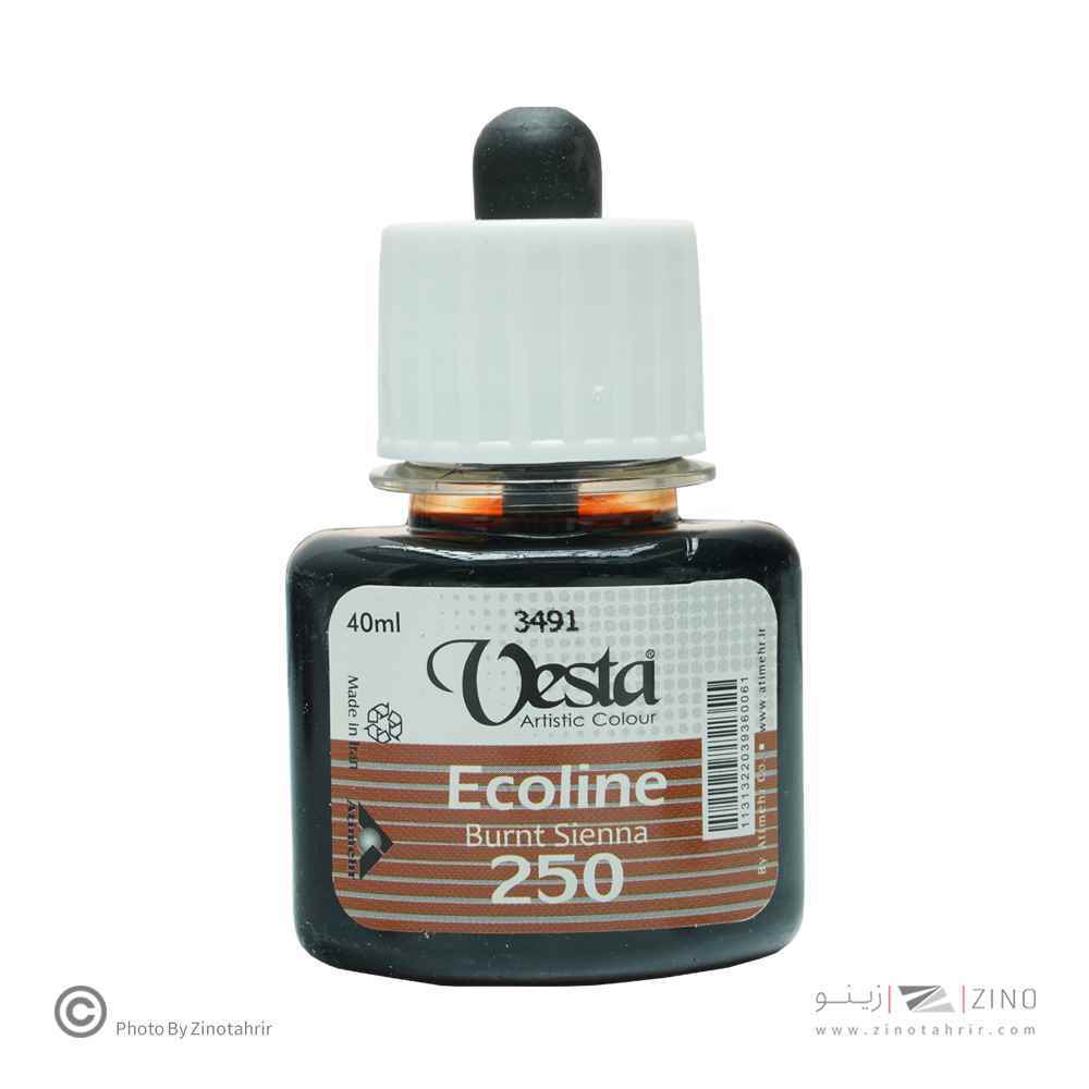 اکولین قهوه ای کم رنگ وستا کد250