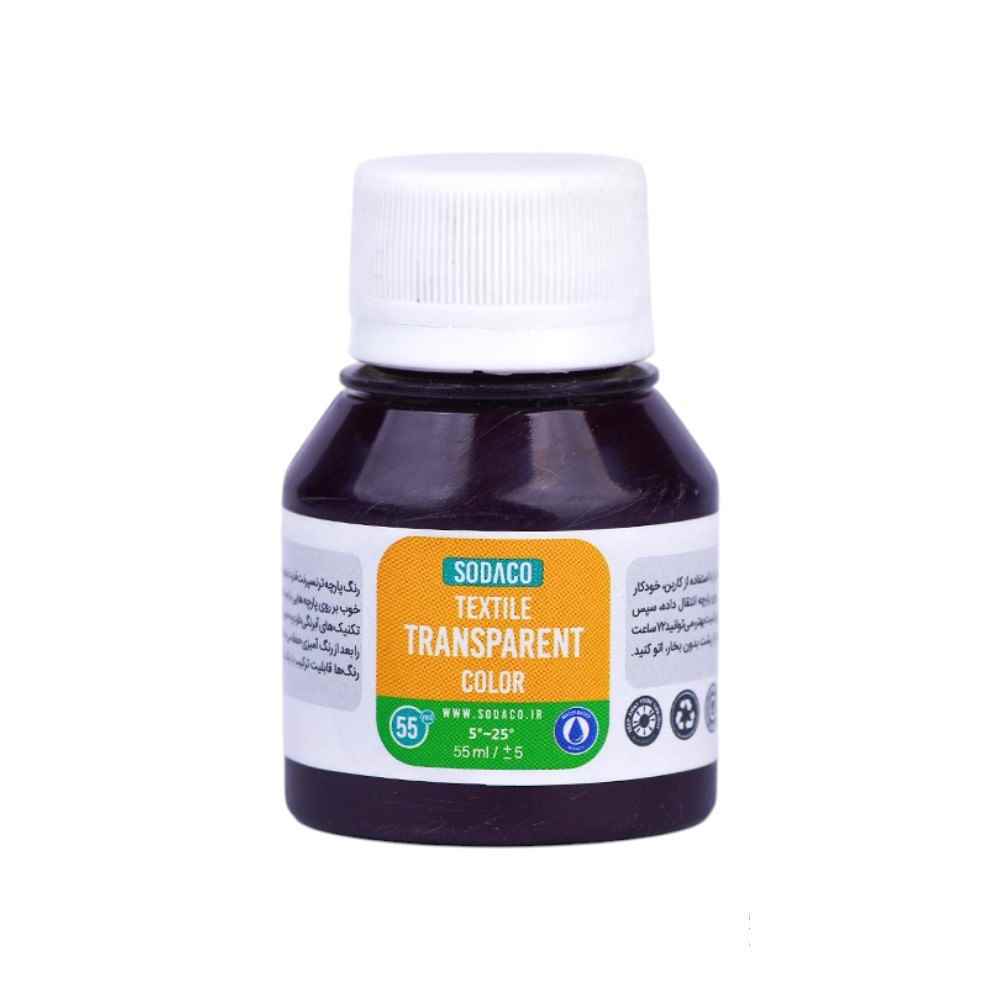 رنگ پارچه55میل سوداکو بنفش اسکارلت ترنسپرنت کد02853