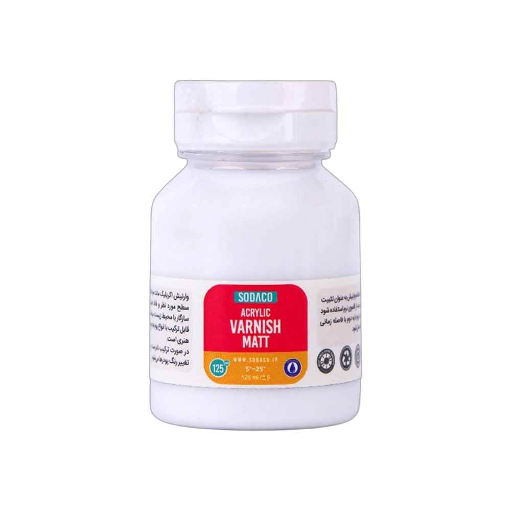وارنیش125میل اکریلیک مات سوداکو کد02615