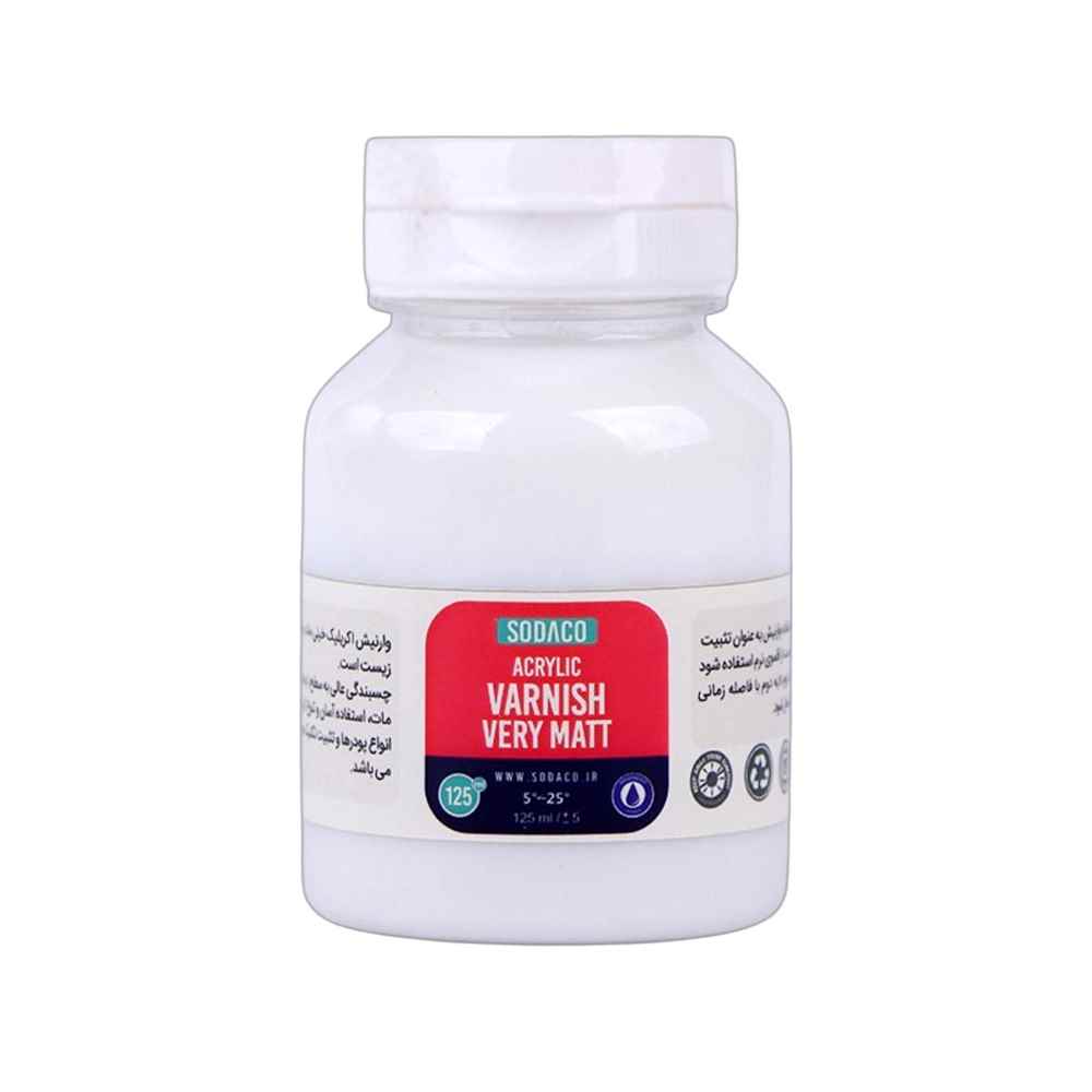 وارنیش125میل اکریلیک خیلی مات سوداکو کد02618