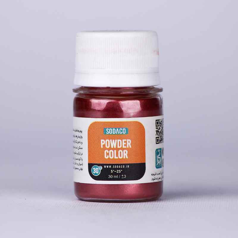 رنگ پودر30میل سوداکو صدف شرابی کد07080