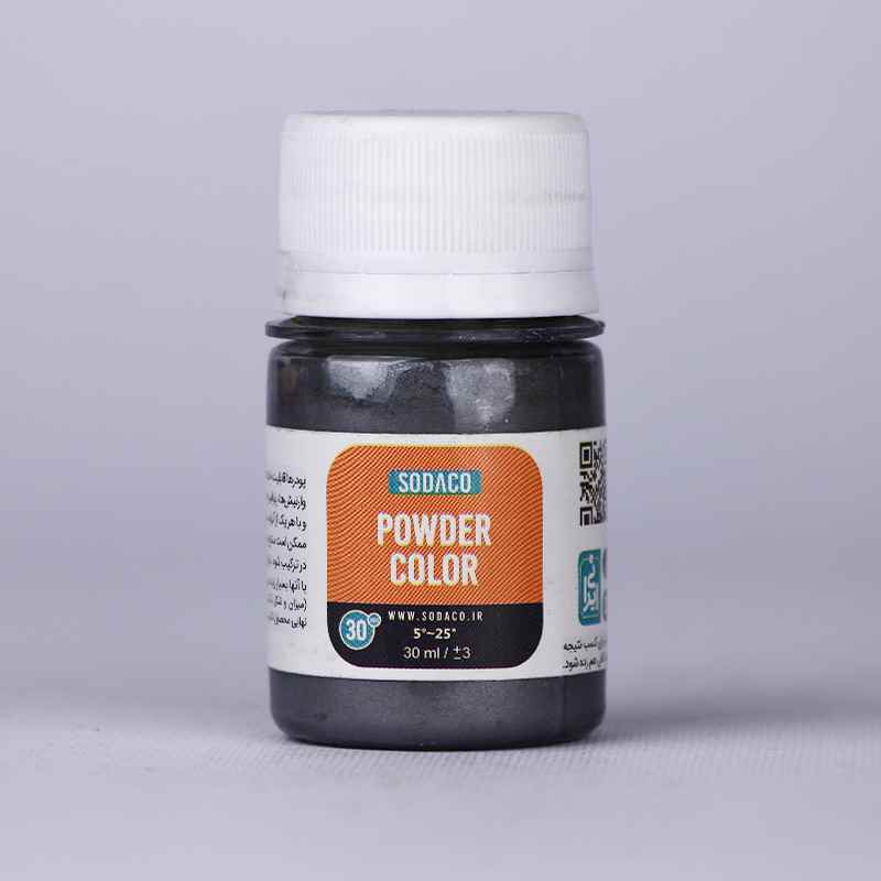 رنگ پودر30میل سوداکو صدف نقره ای کد07095
