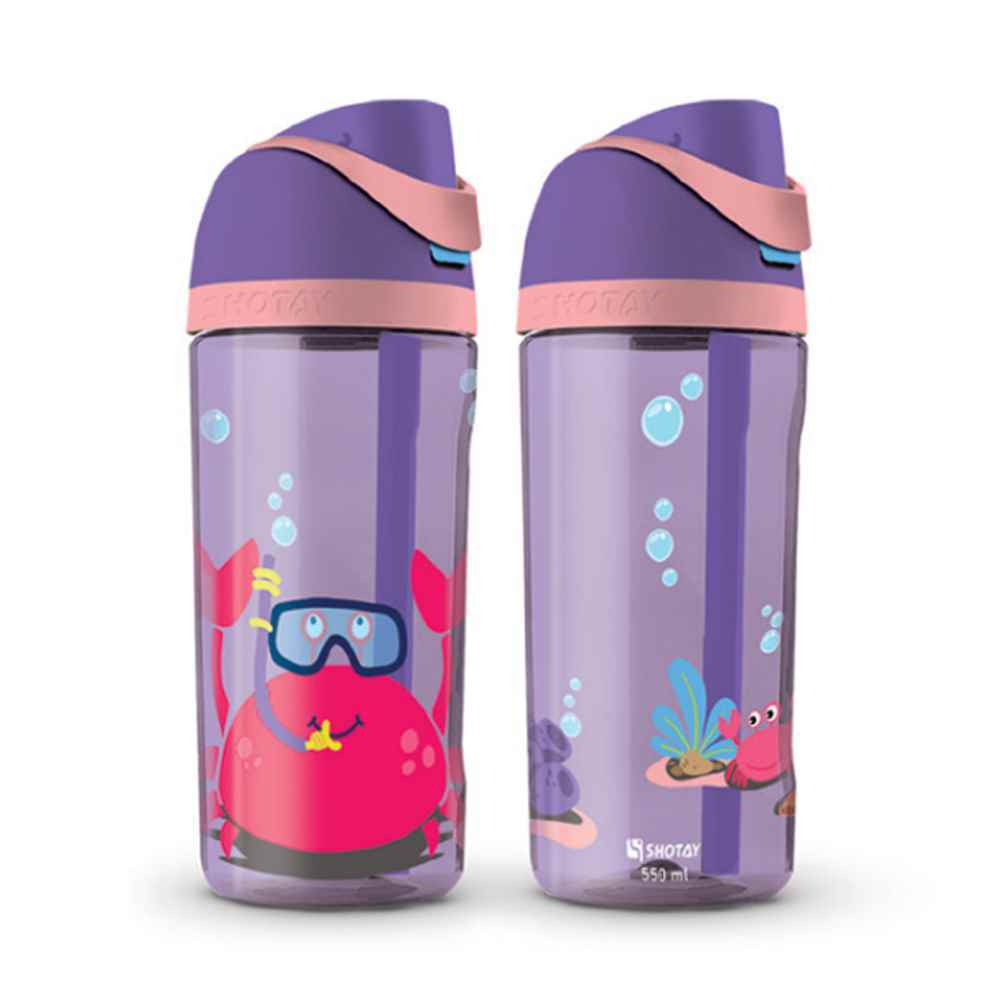 قمقمه شوتای550میل نی دار فانتزی سری اقیانوس کد6585