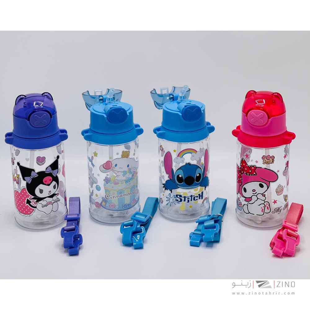 قمقمه600میل نی دار فانتزی(طرح کرومی) کد3906