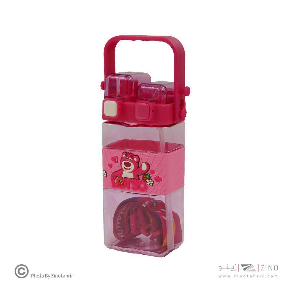 قمقمه520میل نی دار(دوکاره طرح فانتزی)