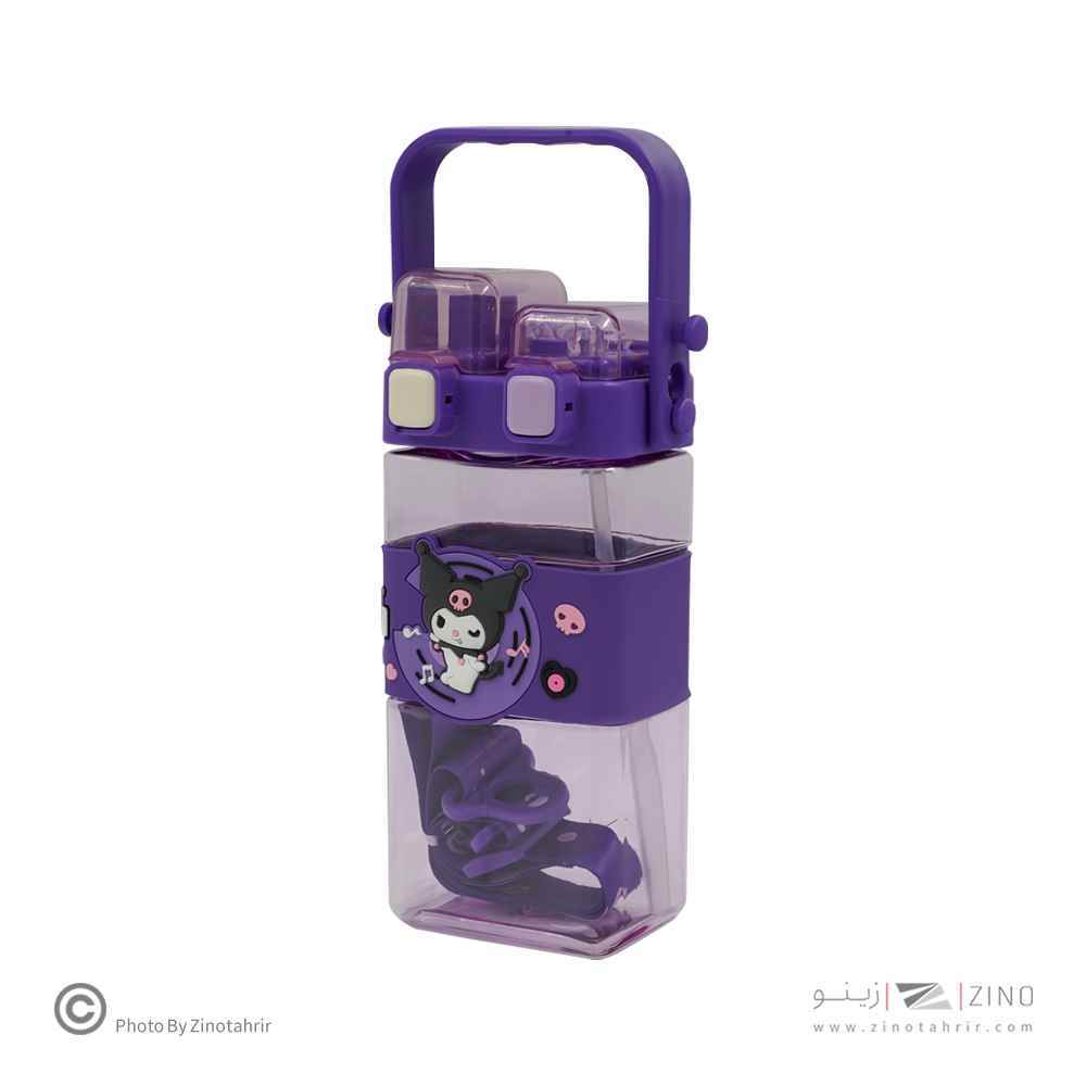 قمقمه520میل نی دار(دوکاره طرح فانتزی)