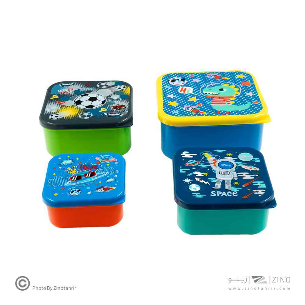 ظرف غذا4سایز وست دایناسور کد2085-2