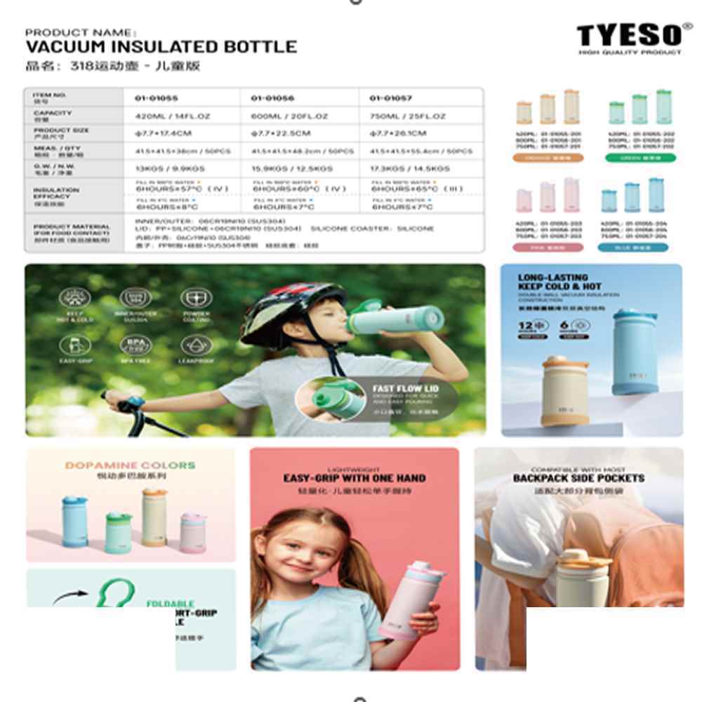 فلاسک600میل tyeso کدts-01056