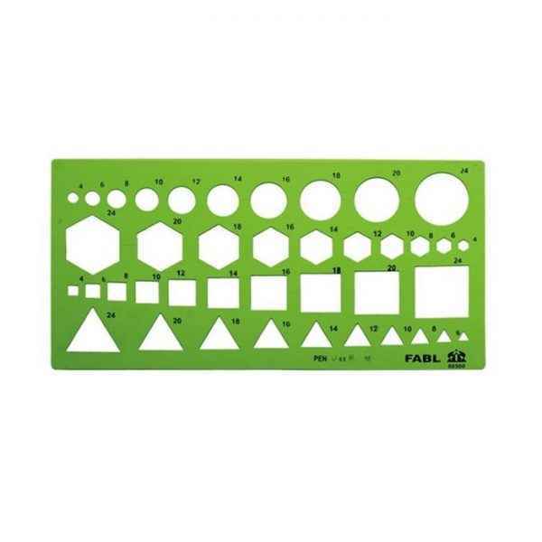 شابلون اشکال هندسی فابل