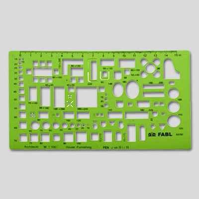 شابلون مبلمان1/100 فابل