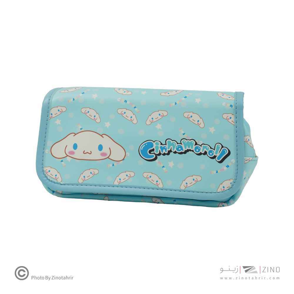 جامدادی تک زیپ فانتزی چرمی جیب دار کد72330