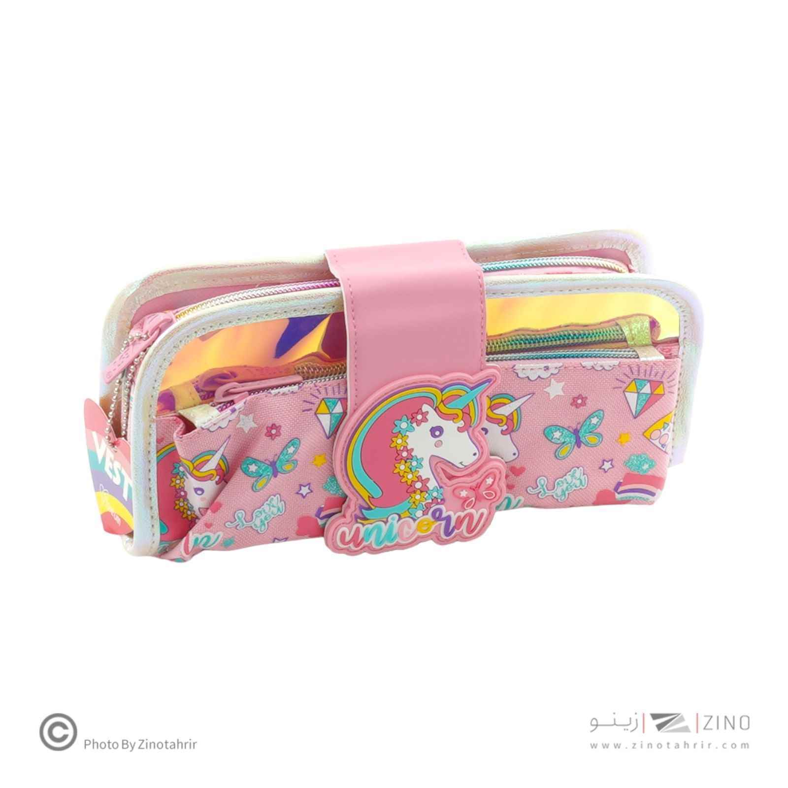 جامدادی دوزیپ وست یونی کورن کد2069-2