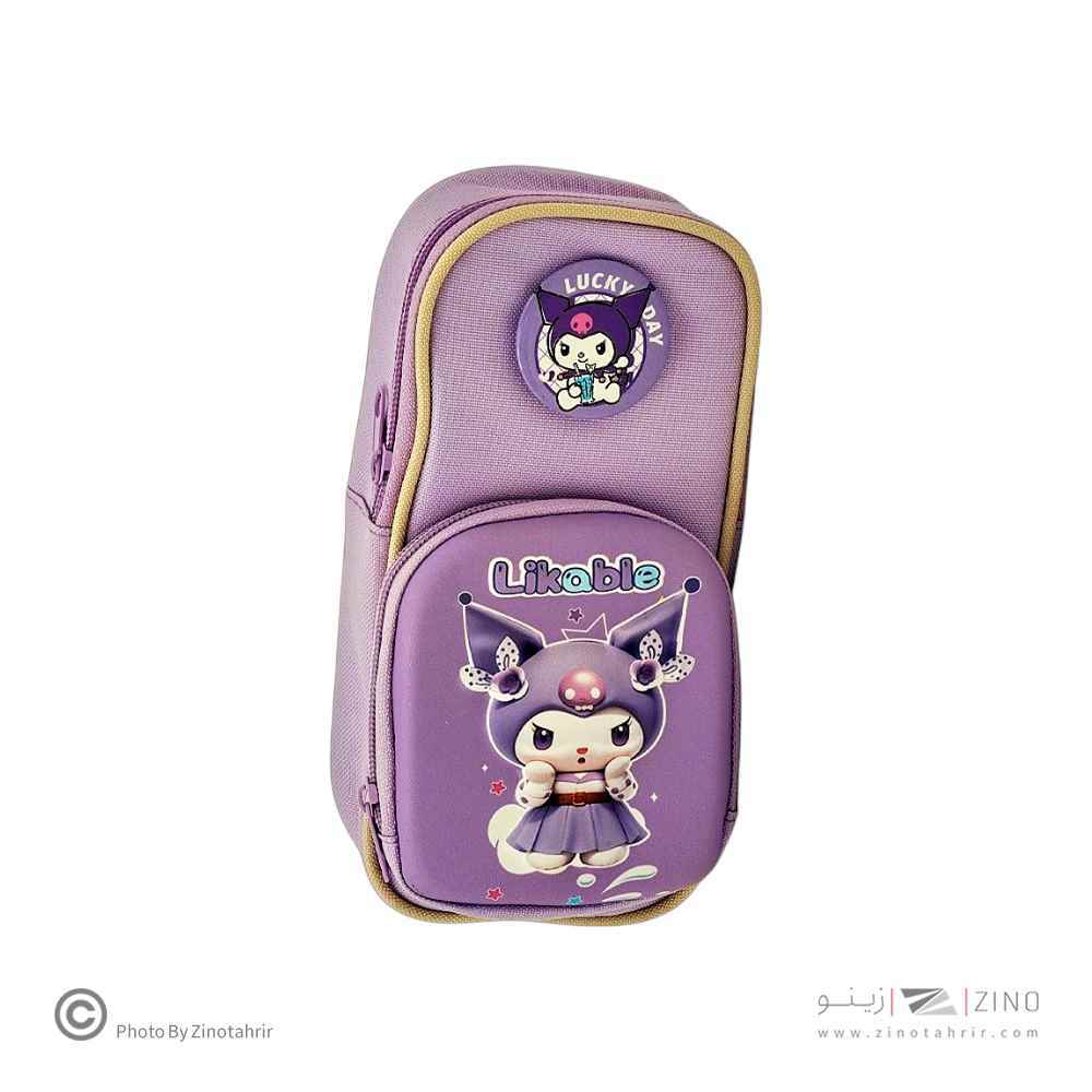 جامدادی دوزیپ فانتزی(طرح کرومی) کد9007