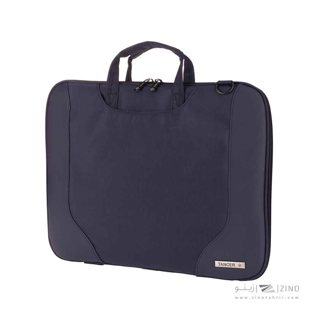 کیف دستی لپ تاپ15اینچ تنسر کد113 رنگDARK BLACK