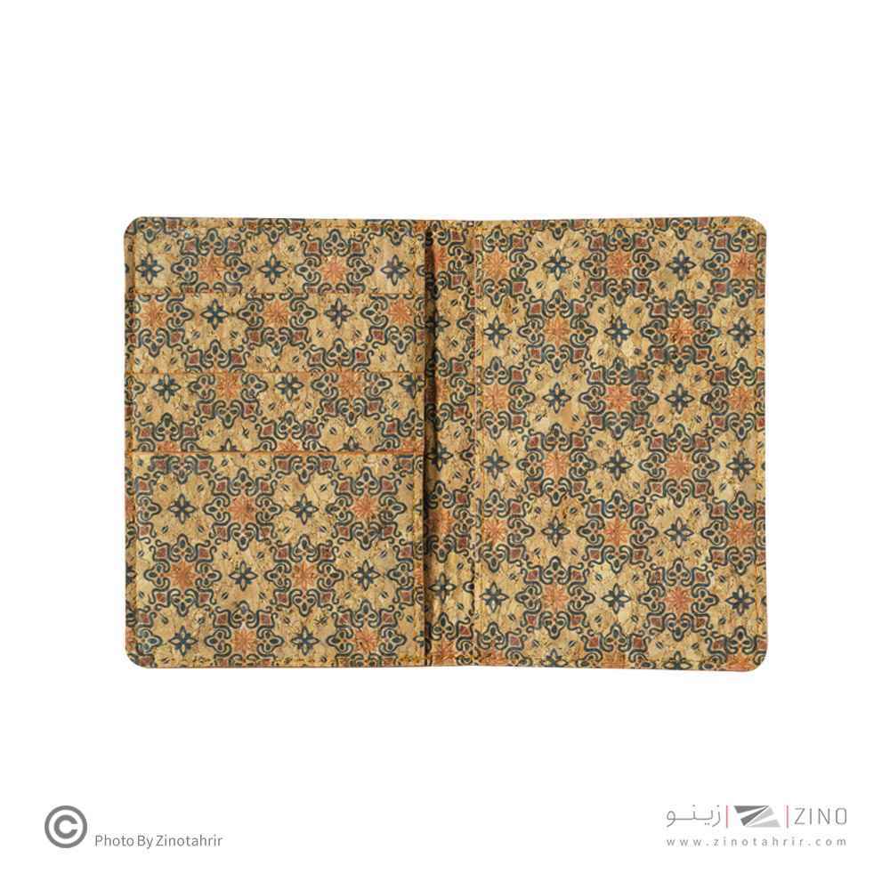 کیف پاسپورت چوب پنبه  باروک لیام کدL-18006