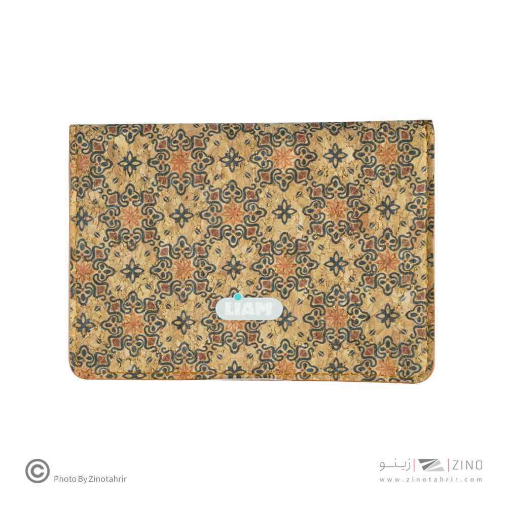 کیف پاسپورت چوب پنبه  باروک لیام کدL-18006