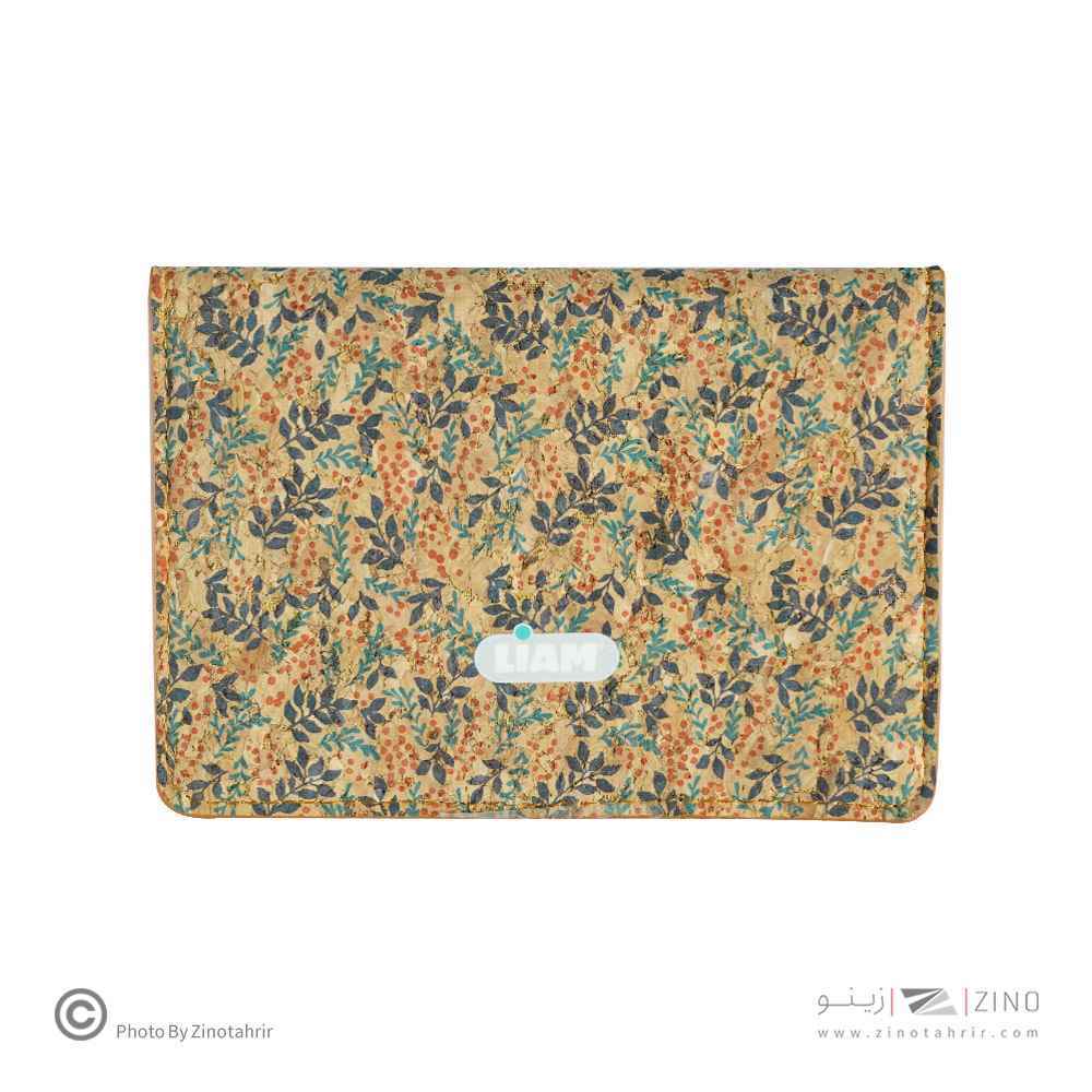 کیف پاسپورت چوب پنبه  باروک لیام کدL-18006