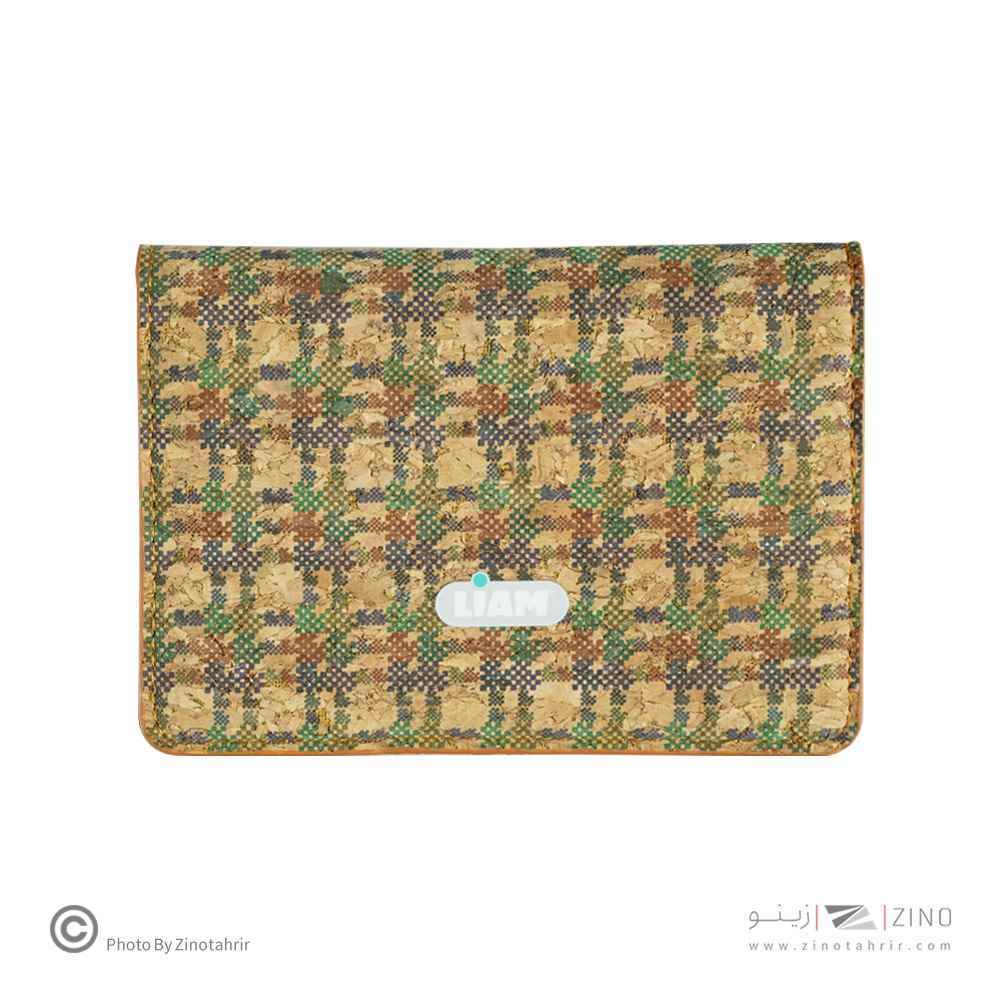 کیف پاسپورت چوب پنبه  باروک لیام کدL-18006