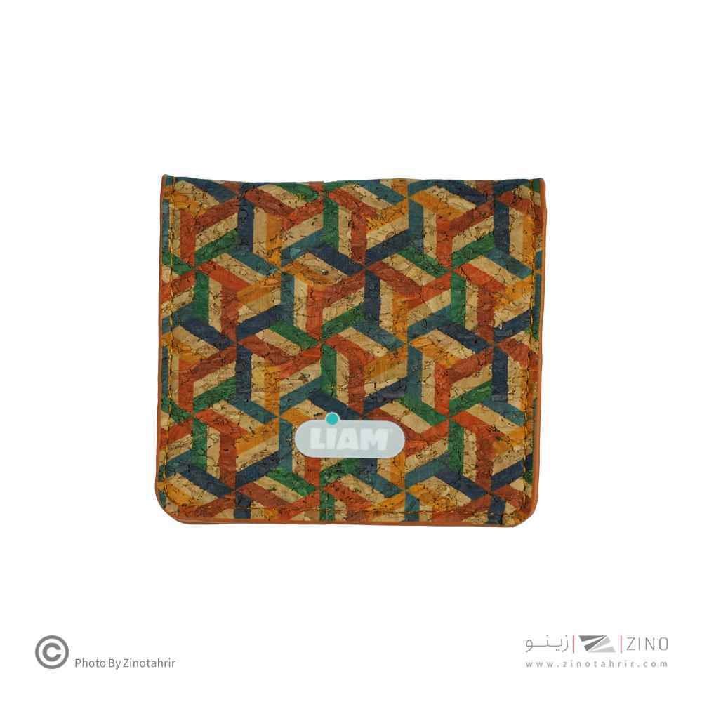 کیف کارت چوب پنبه  باروک لیام کدL-18007