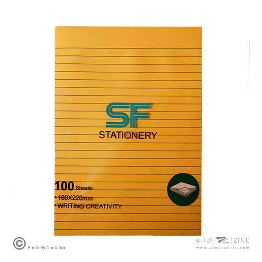 پست ایت100برگ160*220الوان خطدارفسفری اس اف کدSF-308