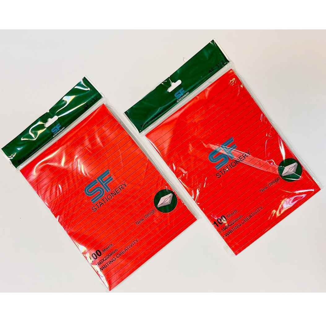 پست ایت100برگ160*220الوان خطدار اس اف کدSF-332