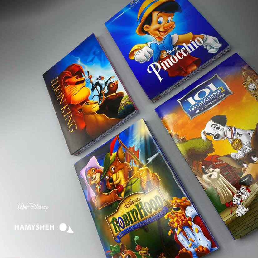 یادداشت سری والت دیزنی جلدگلاسه سایز21*14 همیشه