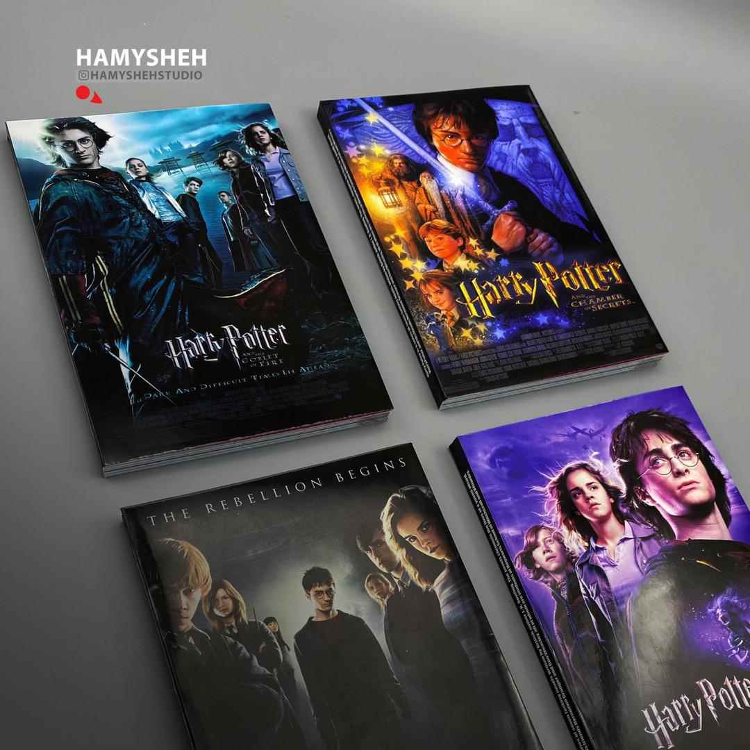 یادداشت سری هری پاترجلدگلاسه سایز21*14 همیشه