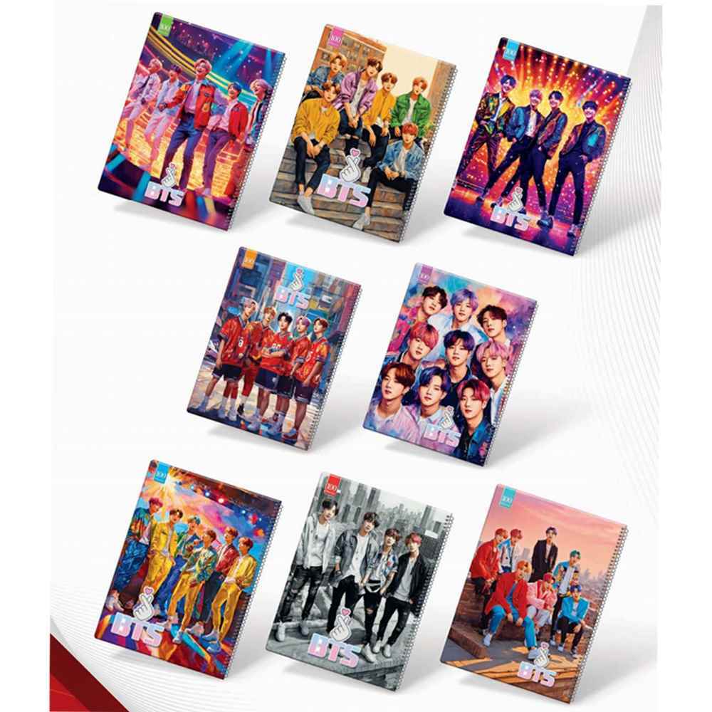 دفتر100برگ سیمی مجلدBTعرش کد176A