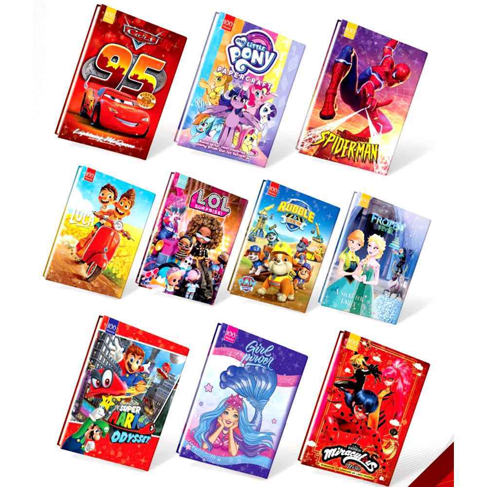 دفتر100برگ ته دوخت جلدسازی فانتزی عرش کد10A